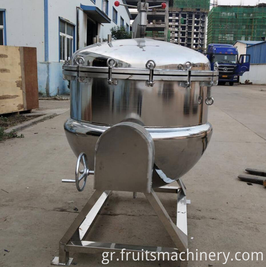 Industrial Vacuum dip Sugar Pot candied / pickles production line